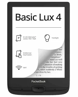 Электронная книга PocketBook 618 Basic Lux 4 Ink, черный