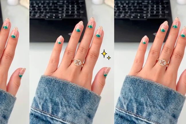 Как нарядить ногти в платье: эта простая идея домашнего маникюра украсит твою весну