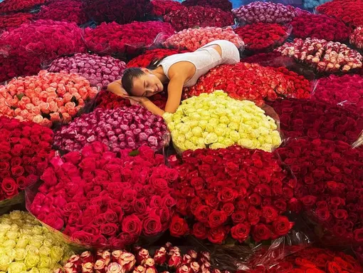 Аврора Киба похвасталась 15 001 розой от жениха Аврора Киба похвасталась 15 001 розой от жениха