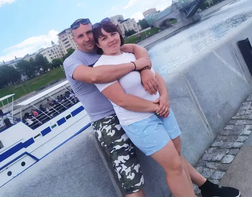 Александр Бурмистров и его жена Светлана