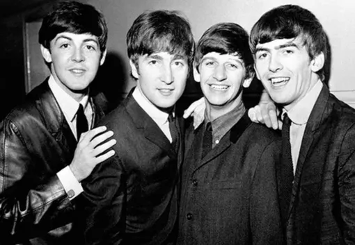 Участники группы The Beatles на пике славы Участники группы The Beatles на пике славы