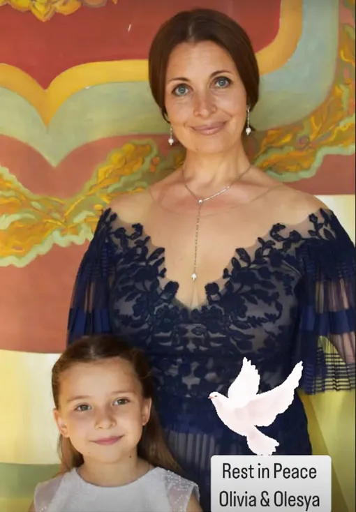 Олеся Тейлор с дочерью Оливией