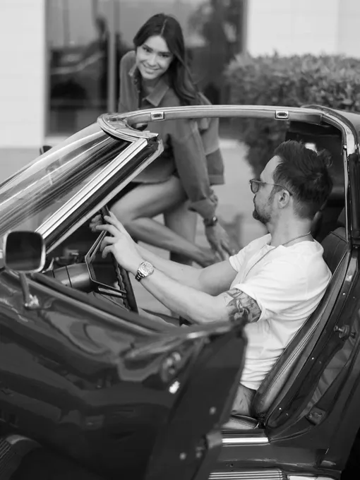 Алексей Чадов с женой Лейсан Галимовой