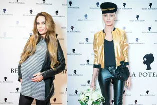Беременная Айза Анохина и «тростинка» Алена Шишкова на вечеринке салона красоты Беременная Айза Анохина и «тростинка» Алена Шишкова на вечеринке салона красоты