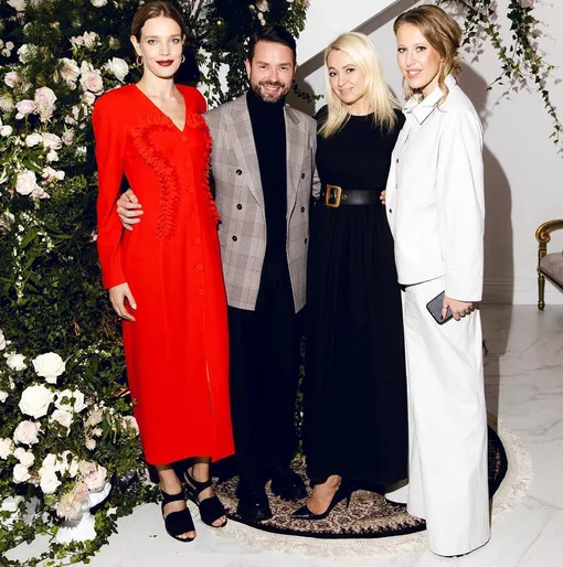 Водянова и Собчак побывали на вечеринке Рудковской