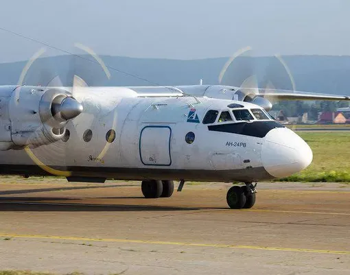 Разбился пассажирский самолет Ан-24 Разбился пассажирский самолет Ан-24
