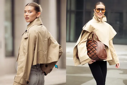 Укороченный тренч – главный тренд осени-2025 Укороченный тренч – главный тренд осени-2025