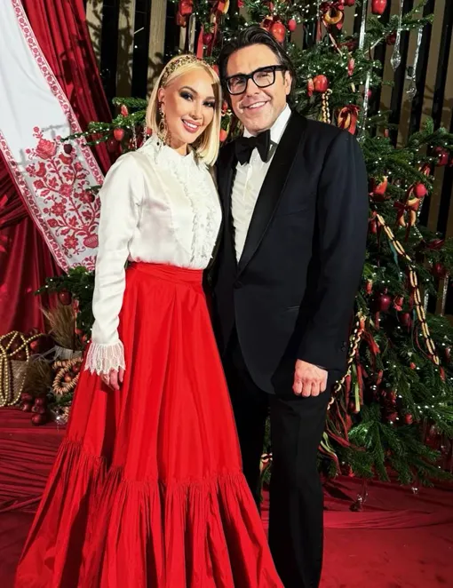 Лера Кудрявцева провела новогоднюю ночь-2026 в компании Андрея Малахова