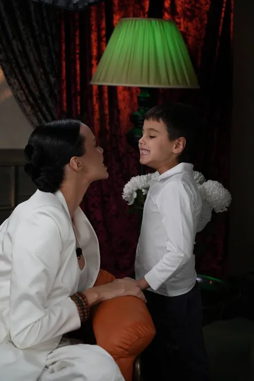 Анастасия Решетова с пятилетним сыном Ратмиром