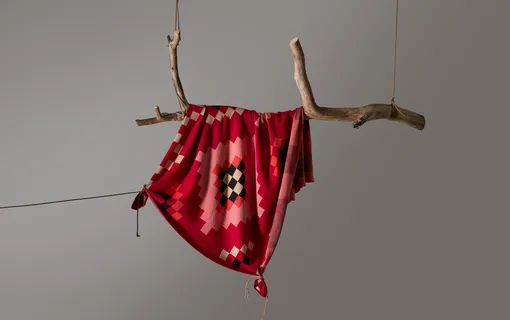 Ковер из шерсти по мотивам чувашских орнаментов