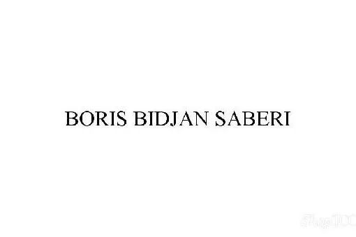 Boris Bidjan Saberi
