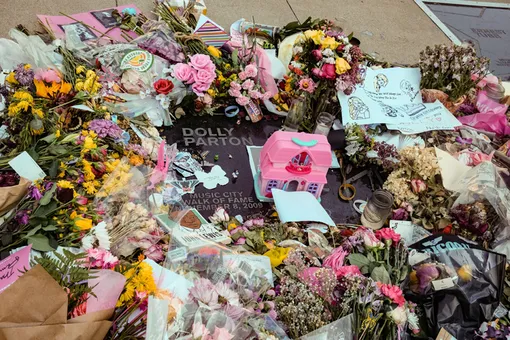Звезда Долли Партон на Голливудской аллее славы Звезда Долли Партон на Голливудской аллее славы