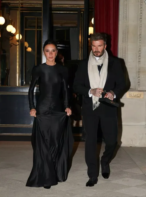 Виктория и Давид Бэкхемы оделись в одинаковом стиле