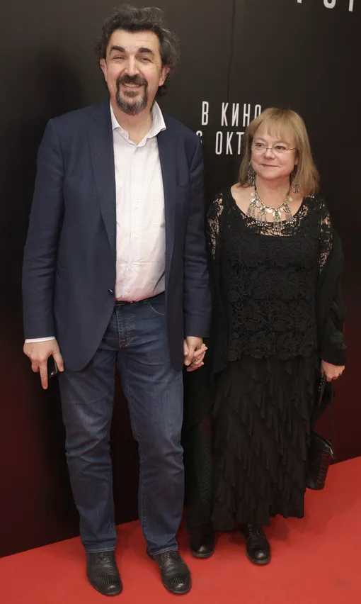 Игорь Золотовицкий с женой, актрисой Верой Харыбиной