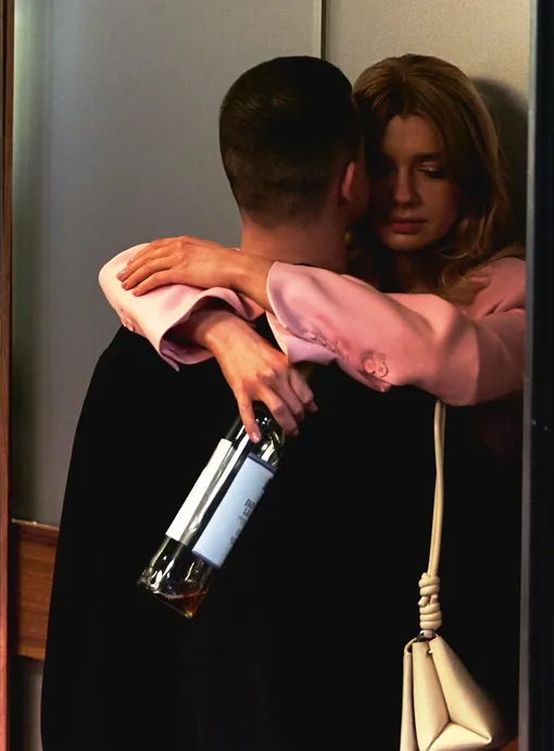 Анастасия Уколова и Григорий Верник на съемках