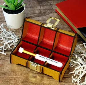 Кисточка для чистки пупка, люкс-версия «Gold brilliant luxury edition» — оригинальный и необычный сувенир / Подарок на День рождения