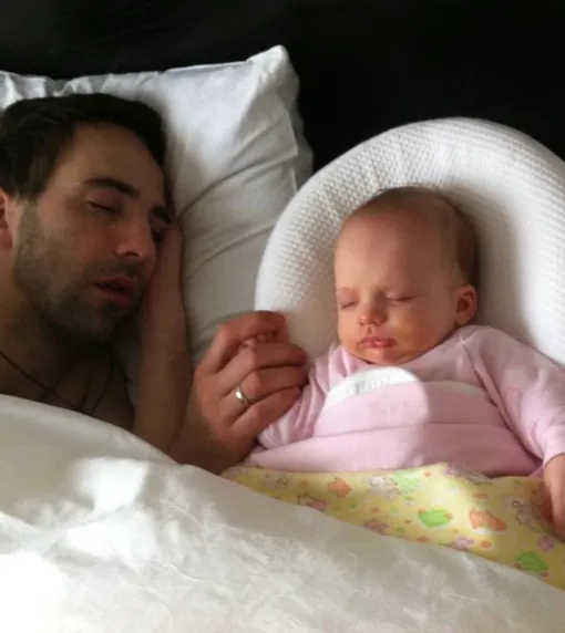 Илья Любимов с дочерью