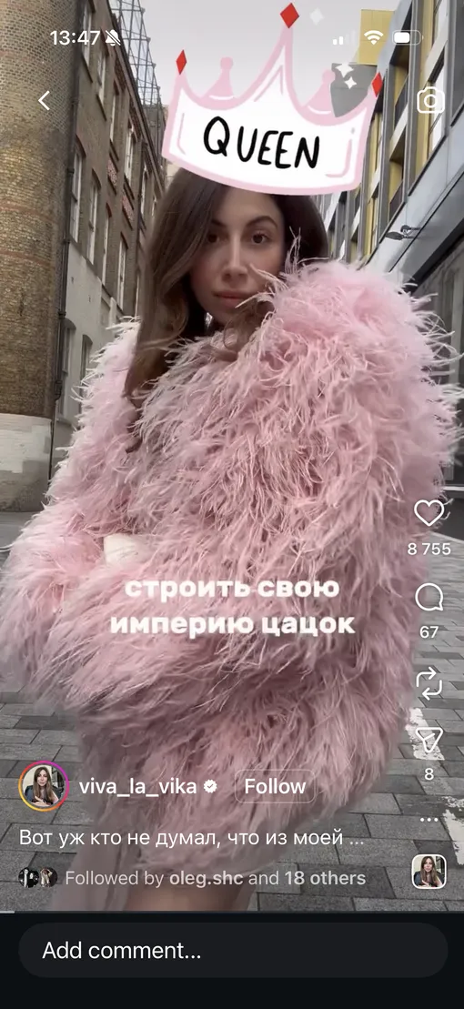 Соцсети бренда Viva la Vika
