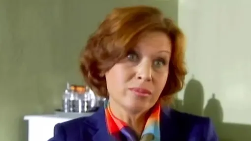 Ольга Когут на съемках