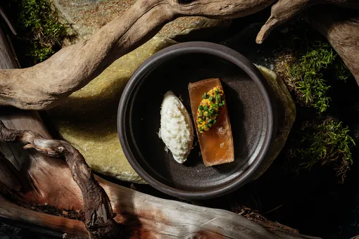 Холодец с мороженым из хрена