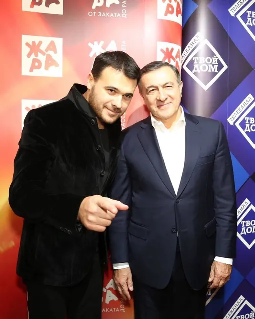 Певец Эмин Агаларов со своим отцом Аразом Эмин Агаларов биография