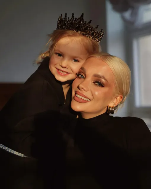 Екатерина Шкуро с дочерью