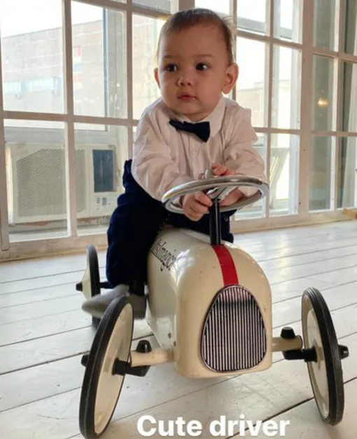 Оксана показала сына