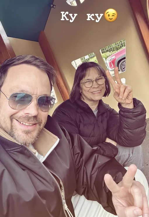 Алексей Чадов с мамой Алексей Чадов с мамой