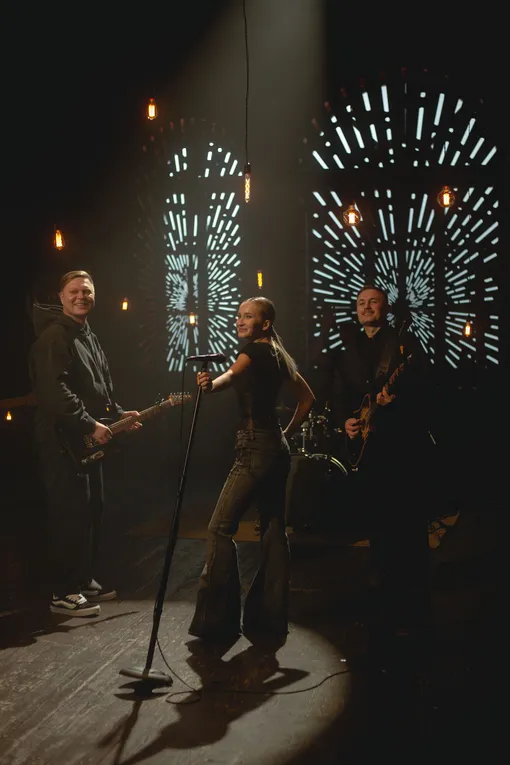 Кадры со съемок клипа «Осень»