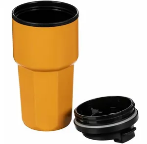 Термостакан для работы и для учебы, термокружка в офис, Presa, оранжевый, 500 мл