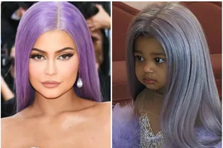 Фиолетовая малышка: дочь Кайли Дженнер повторила ее образ с Met Gala Фиолетовая малышка: дочь Кайли Дженнер повторила ее образ с Met Gala