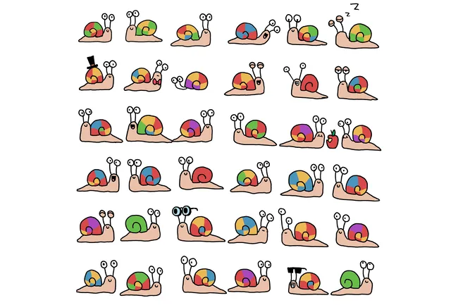 Тест на креативное мышление: найди самую необычную улитку!