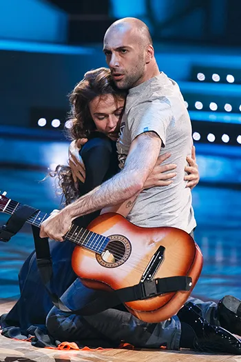 Со съемок шоу «Танцы со звездами»