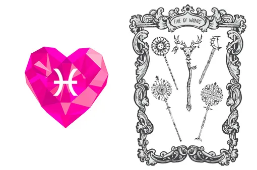 Таро 5 жезлов