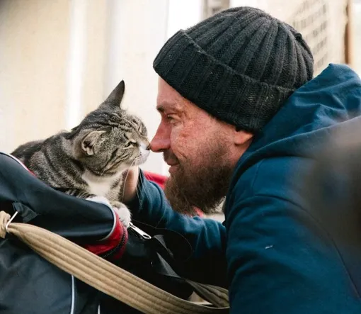 Александр Петров на съемках сериала «Камбэк»