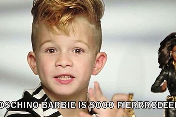 Звездой провокационной рекламы Barbie стал восьмилетний мальчик Звездой провокационной рекламы Barbie стал восьмилетний мальчик