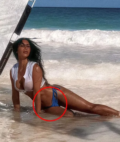 Ким Кардашьян уличили в фотошопе Ким Кардашьян уличили в фотошопе