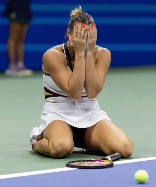 Арина Соболенко после победы на US Open расплакалась