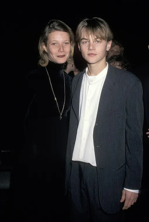 Молодые Гвинет Пэлтроу и Леонардо ДиКаприо