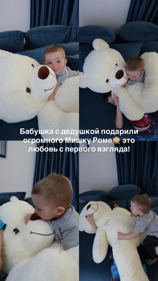 Лев с подарком