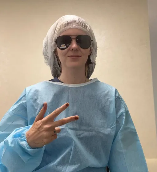 Лидия Чистякова перед операцией