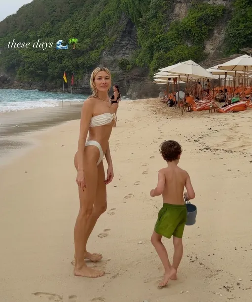 Елена Перминова приехала с детьми на Бали Елена Перминова приехала с детьми на Бали