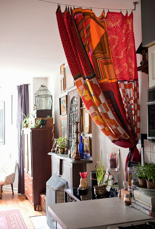 what can you do with an old curtain