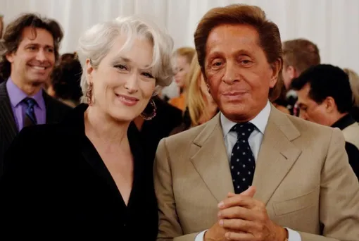 Мэрил Стрип и Валентино Гаравани в фильме «Дьявол носит Prada» Мэрил Стрип и Валентино Гаравани в фильме «Дьявол носит Prada»