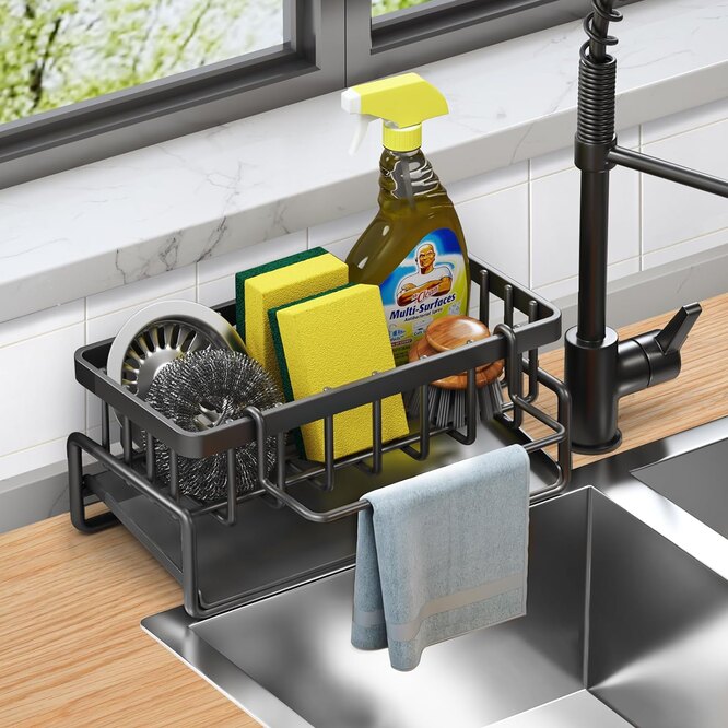 organization of the workspace at the sink
