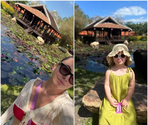 Наталья Фриске с дочерью во Вьетнаме