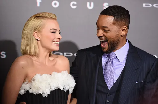 Марго Робби и Уилл Смит на премьере фильма «Фокус» в Лос-Анджелесе Марго Робби и Уилл Смит на премьере фильма «Фокус» в Лос-Анджелесе