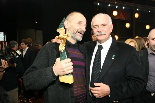 Петр Мамонов и никита Михалков Петр Мамонов и никита Михалков
