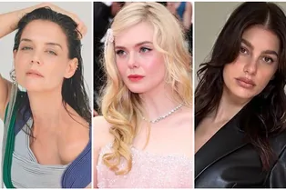 Кэти Холмс в черно-белом наряде, Эль Фаннинг в романтичном платье и Камила Морроне в смелом образе на ужине в Нью-Йорке Кэти Холмс в черно-белом наряде, Эль Фаннинг в романтичном платье и Камила Морроне в смелом образе на ужине в Нью-Йорке